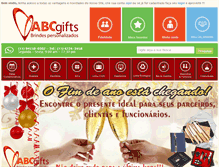 Tablet Screenshot of abcgifts.com.br